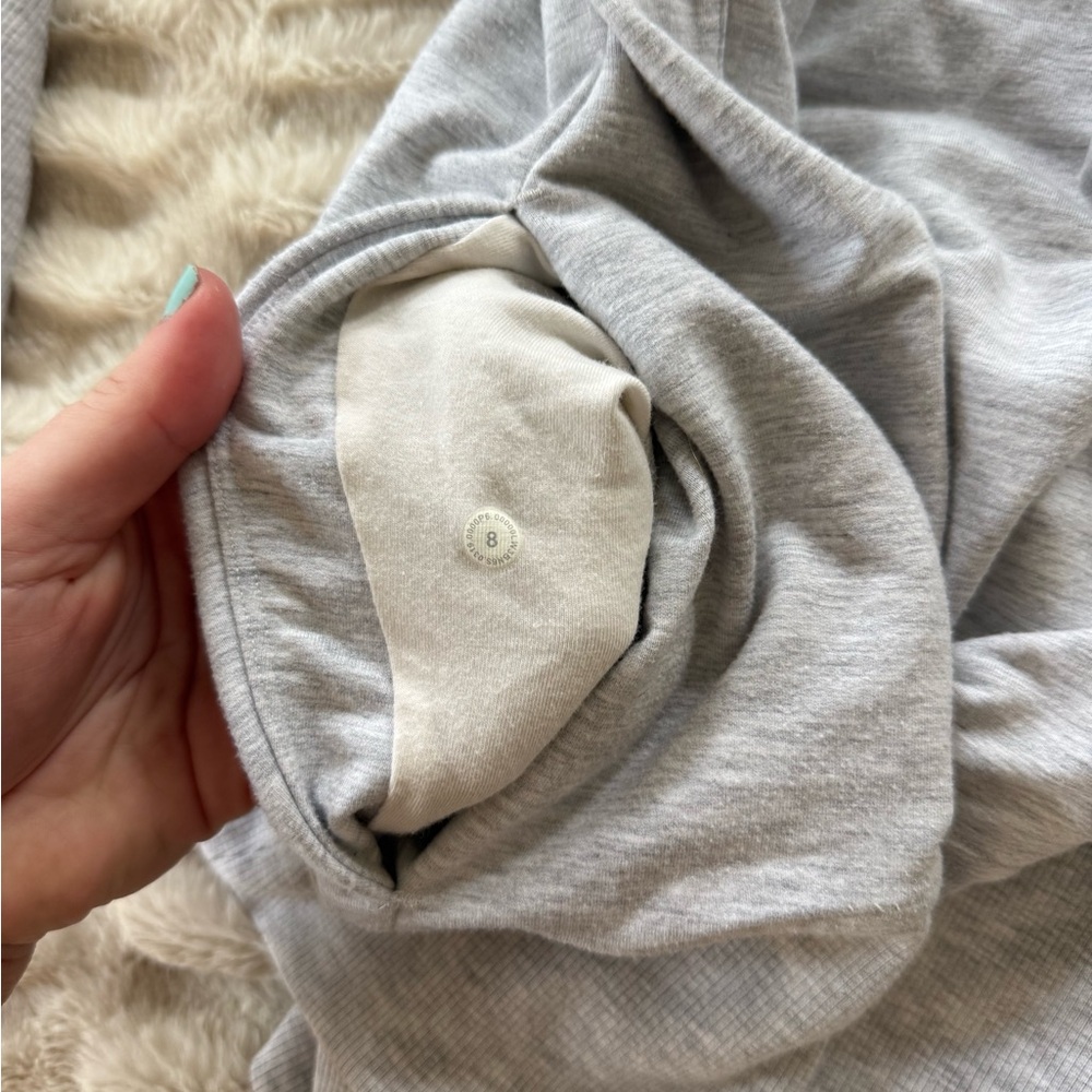 Lululemon Grey Turtle Neck pullover - Picture 3 of 3